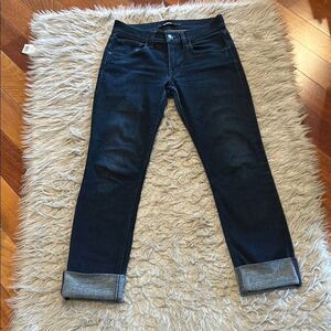 Hudson Jeans Blake Slim Straight Cuffed Cropped Jeans‎